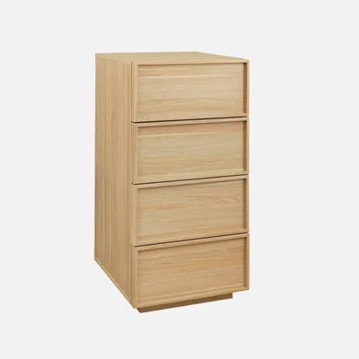 Produktbild von sweeek - Hochkommode 4 Schubladen Holzlook - Natur