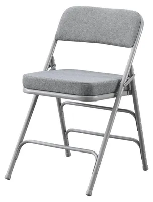 Produktbild von Klapstuhl gepolstert - Faltstuhl - Bequemer Sitz - Metallrahmen - 46 x 53 x 74 cm - Tragfähigkeit 136 kg