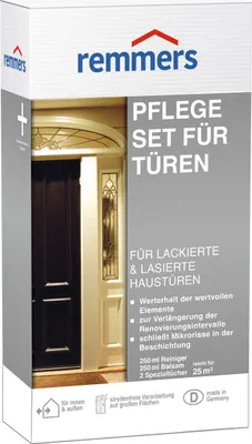 Produktbild von Remmers Pflege-Set für Türen, Holztür Pflege