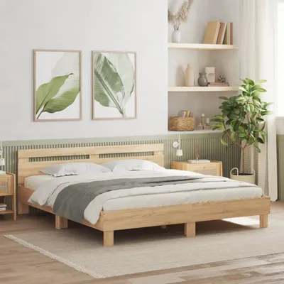 Immagine prodotto di Giroletto Testiera Rovere Sonoma 160x200 cm Legno Multistrato