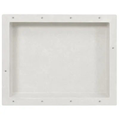 Produktbild von vidaXL Duschnische Mattweiß 41x51x10 cm