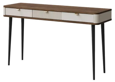 Produktbild von Konsolentisch Marly Schminktisch 130x40x82cm Farbe wählbar;Kaschmir / Walnuss