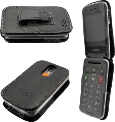 Zdjęcie produktu dla Ledertasche Gürtelclip für Gigaset GL590