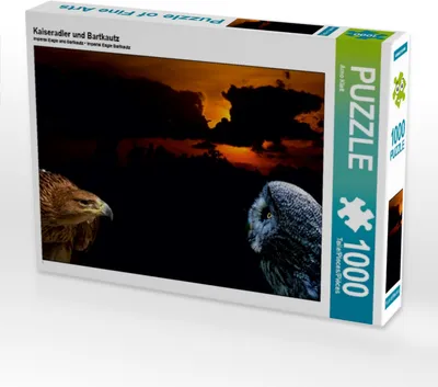 Produktbild von Calvendo Kaiseradler und Bartkautz 1000 Teile Puzzle quer 640x480mm, Klatt Arno; 7292599