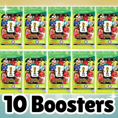 Produktbild von 10x FIFA World Cup 2026 Adrenalyn XL Booster | je 8 Karten | Panini Sammelkarten