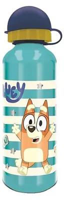 Obrázok produktu pre Hliníková fľaša na pitie Bluey 530 ml - detská fľaša do školy a na voľný čas