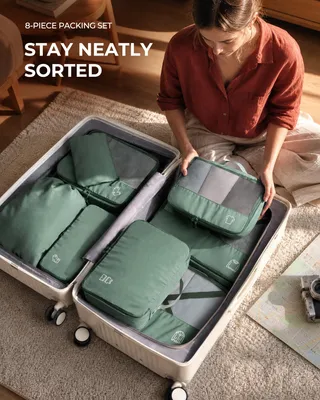 Immagine prodotto di Set di organizer per valigia, composto da 8 pezzi, sacchetti portaoggetti per viaggi