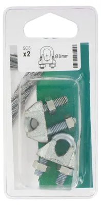 Produktbild von Schlauchklemmen aus Stahl 8 mm - 2 Stück