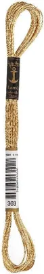Immagine prodotto di Filo per ricamo 4180 Anchor Lame yellowgo 303