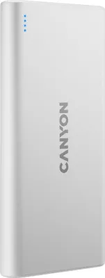 Zdjęcie produktu dla Canyon PB-106, 10000 mAh, Litowo-polimerowy (LiPo), Biały