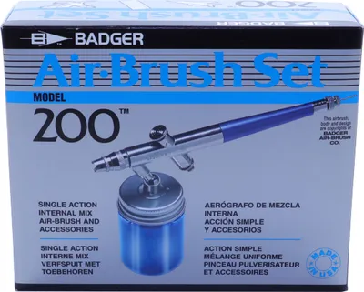 Produktbild von Badger Airbrush Pistole - Modell 200-5 Saugsystem mit Zubehör
