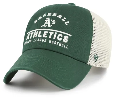 Produktbild von '47 Brand MLB Cap Oakland Athletics WINDHAM MESH '47 Clean Up Green