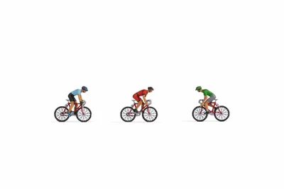 Produktbild von NOCH 15897 - H0 Rennradfahrer - Neu