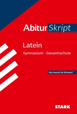 Produktbild von STARK Latein - AbiturSkript (Skripte / Abi - Auf einen Blick!)