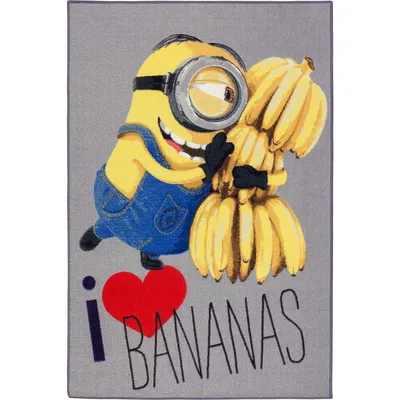 Produktbild von Kinderteppich Polyamid Bananas - 95x133 cm