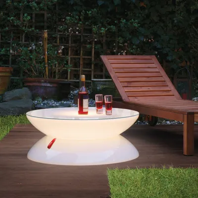 Produktbild von Moree Lounge Outdoor Tisch Dekolampe Außen Halbrund