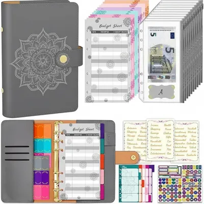 Imagen del producto de InAndOutdoorMatch - Set de planificación de presupuesto - Carpeta de anillas A6