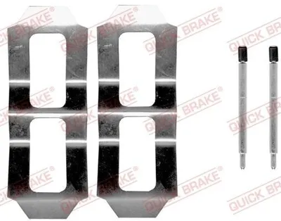 Produktbild von QUICK BRAKE 109-0987 Zubehörsatz Scheibenbremsbelag Vorne passend für MERCEDES-BENZ G-Klasse SUV (W463) G-Klasse SUV (W460) G-Klasse SUV (W461)