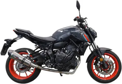 Image de GPR evo4 système d'échappement complet en titane avec catalyseur pour Yamaha MT-07 2021-2024
