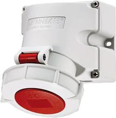 Produktbild von MENNEKES Elektrotechnik GmbH & Co. KG CEE-Wandsteckdose 32A 400V 5polig (9570)