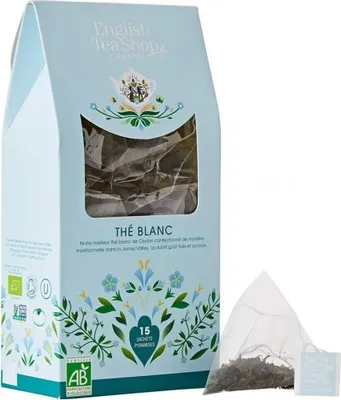 Produktbild von ETS - Weißer Tee, BIO, 15 Pyramiden-Beutel in Papierbox