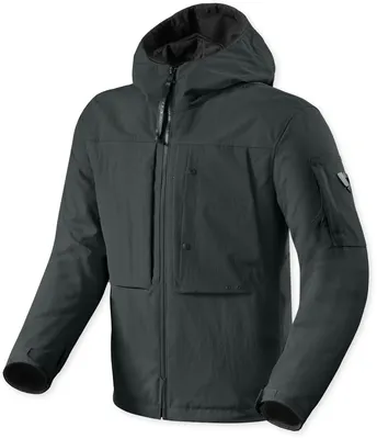 Immagine prodotto di Giacca da moto in tessuto impermeabile Revit Danforth H2O, nera, taglia M