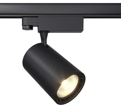 Immagine prodotto di Faretto Per Binario Moderno Vuoro 26W Alluminio Nero 1 Luce Calda