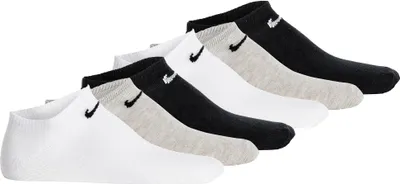 Produktbild von NIKE Uni Sneakersocken, 6er Pack - Lightweight - No Show Sneaker, einfarbig, Logo Weiß/Schwarz/Grau 38-42