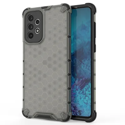 Zdjęcie produktu dla Honeycomb etui pancerny pokrowiec z żelową ramką Samsung Galaxy A73 czarny
