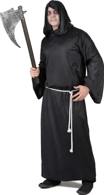 Obrázek produktu pro Děsivý kostým Smrtky na Halloween pro dospělé Jedna velikost (42)