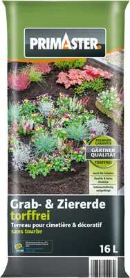 Produktbild von Primaster Zier- & Graberde torffrei 16 L