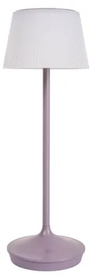 Obrázek produktu pro LED/CCT solární/bateriová stolní lampa "EMMI", výška 38 cm, barva: šedá/barvínová