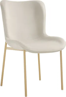Obrázek produktu pro tectake® Tessa čalouněná židle ergonomického tvaru s vysokým opěradlem 54 x 62 x 90 cm
