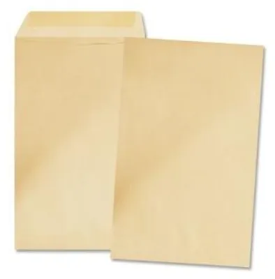 Produktbild von Deutsche Post Versandtasche nassklebend DIN C4 braun, ohne Fenster im 10er Set
