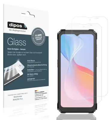 Image de 2x Protection ecrán pour Blackview BV6200 Pro mat Verre souple Film Protecteur 9H dipos