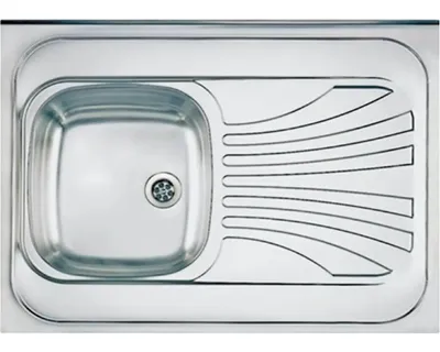Immagine prodotto di Lavello in acciaio inox ALVEUS Classic 30 L satinato 800x600x0,6 mm 1009328