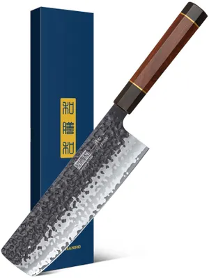Produktbild von HOSHANHO 18cm Japanisches Nakiri Messer, Scharf Hackmesser Kochmesser