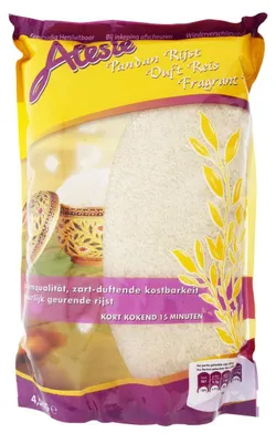Image de Alesie Pandanrijst 4500g – Riz aromatique à grains longs au goût de pandan