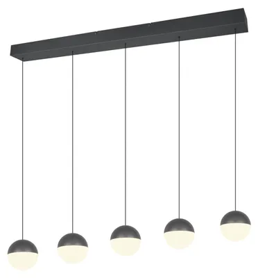 Produktbild von Reality Leuchten Pendelleuchte SENTA BHT 114x150x10 cm grau
