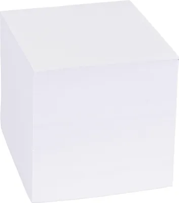 Produktbild von Ersatzeinlage für Zettelklotz 9x9x9cm weiß 700 Blatt Packung mit 12 Stück