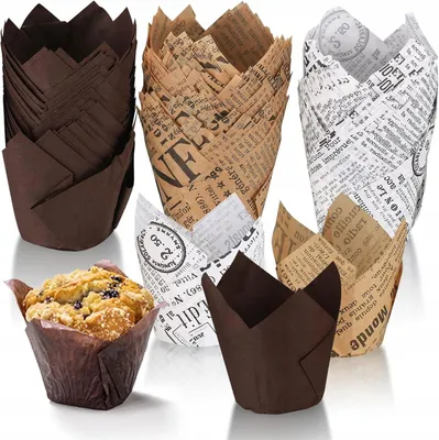 Produktbild von CLEARLY Papierförmchen für Muffins & Cupcakes, 150 Stück