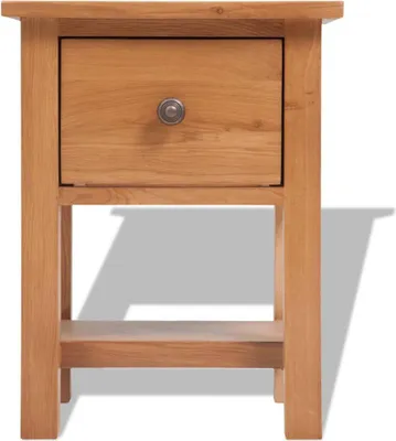 Produktbild von vidaXL Nachttisch 36x30x47 cm Massivholz Eiche