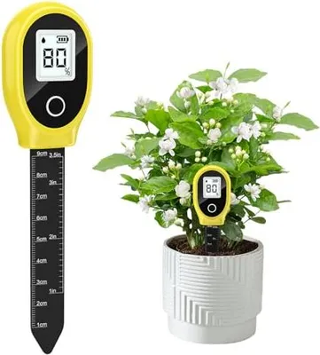 Produktbild von Bodenmessgerät,Boden Feuchtigkeitsmesser für Pflanzen Digital Plant bodenmessgerät,Bodentest Messgerät mit Feuchtigkeitsmesser für Gartenarbeit, Rasen, Landwirtschaft und Outdoor-Pflanzen