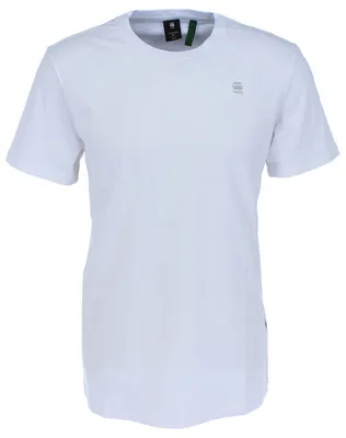 Image de T-shirt G-STAR RAW pour homme - Base, col rond, Coton, blanc uni, taille 2XL