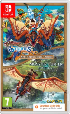 Produktbild von Monster Hunter Stories Collection (Code in Box) (PEGI), Switch