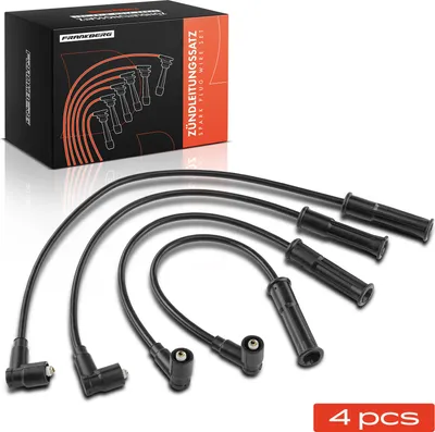 Produktbild von Frankberg 4x Zündleitungssatz Zündkabel für Renault Clio I 5/357 Clio II Kangoo Twingo I