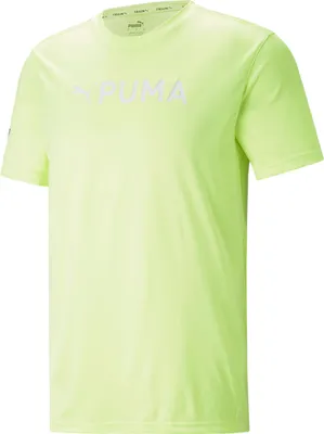 Produktbild von PUMA Fit Logo T-Shirt Herren 38 - fast yellow XL