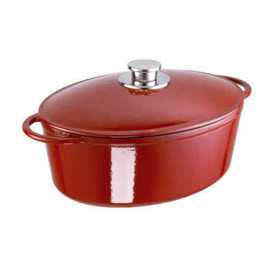 Produktbild von Bräter 34 cm Rustika, rot