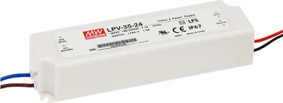 Produktbild von MEANWELL LPV-35-24 Installationsnetzteil 35W 24V DC