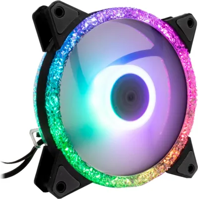 Image de Inter Tech 88885538 Inter-Tech Lüfter 120*120*25 ARGUS RS-071 RGB,Kristall-Effek retail
